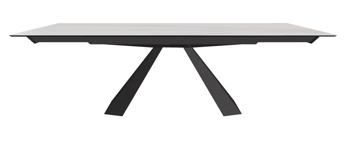 160/236x90x75h Rectangle Shaped_Matt Golden Calacatta_Black Embossed