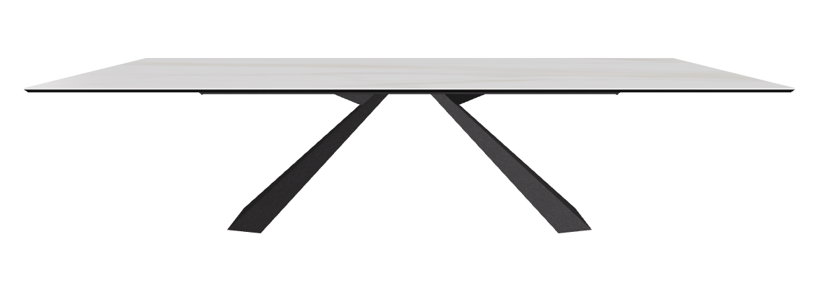 300x120x73h Rectangle Shaped_Matt Golden Calacatta_Black Embossed