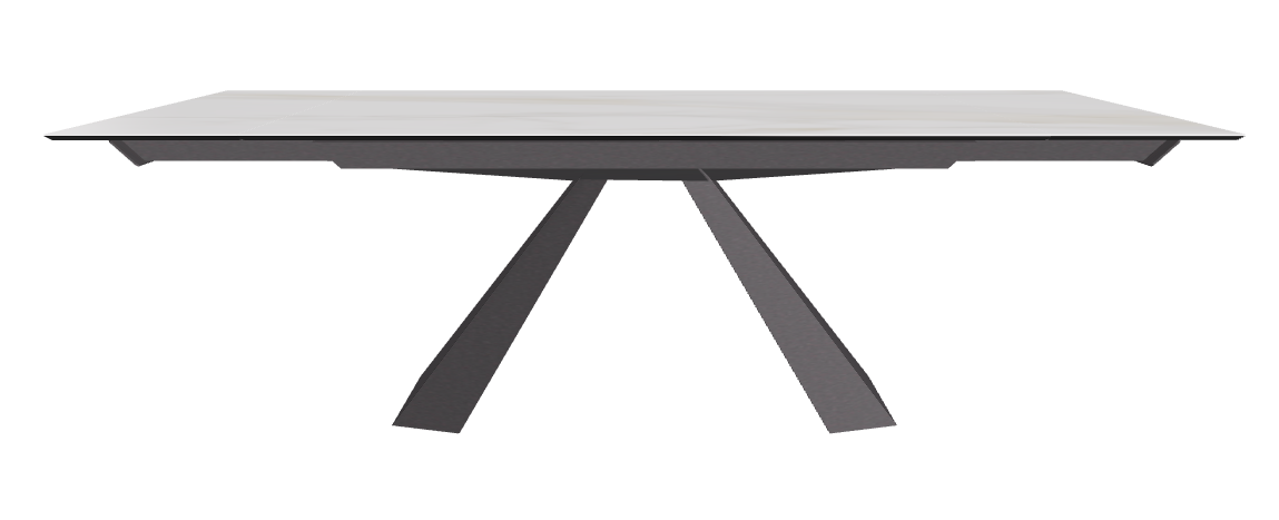 160/236x90x75h Rectangle Shaped_Matt Golden Calacatta_Graphite Embossed