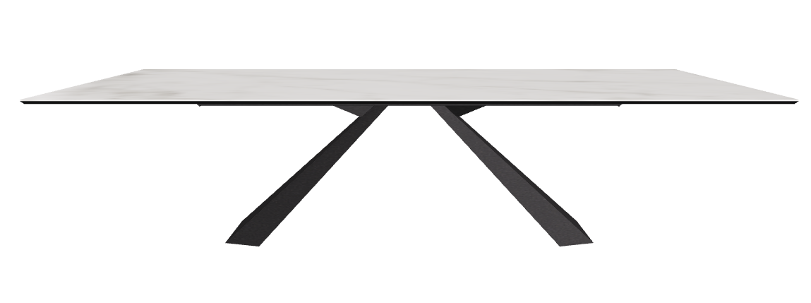 300x120x73h Rectangle Shaped_Matt Invisible_Black Embossed