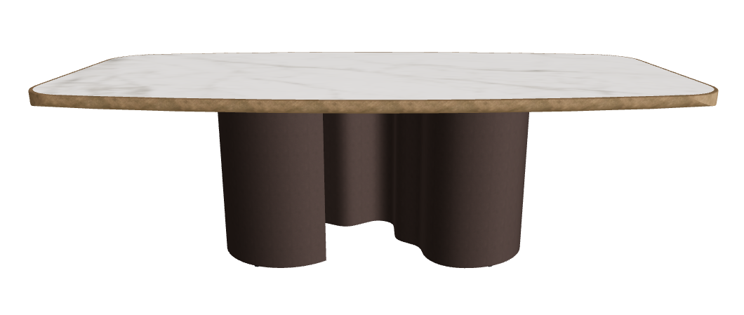 240x120x75h Barrel Shaped_Matt Invisible_Bronze Embossed_Brushed Bronze