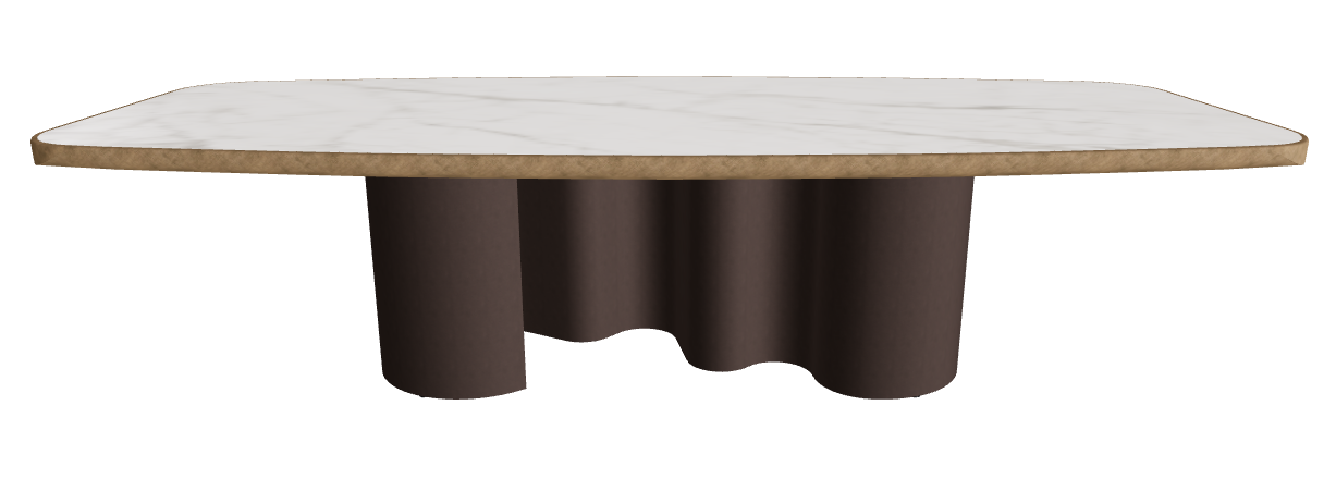 300x128x75h Barrel Shaped_Matt Invisible_Bronze Embossed_Brushed Bronze