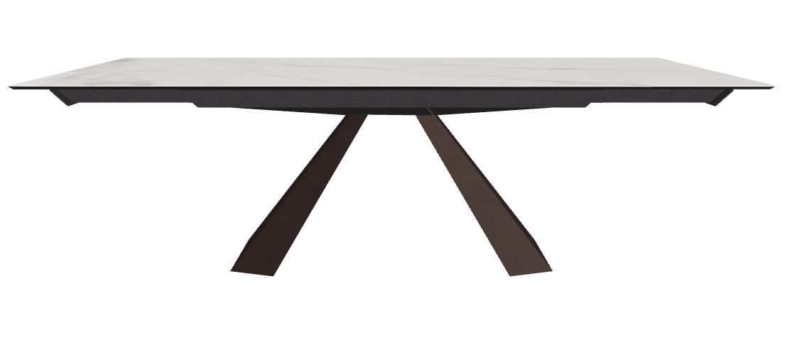 160/236x90x75h Rectangle Shaped_Matt Invisible_Bronze Embossed