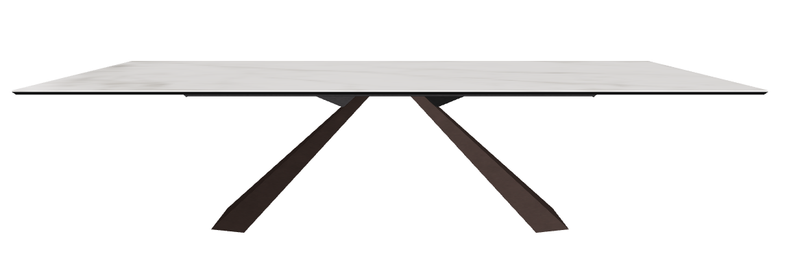 300x120x73h Rectangle Shaped_Matt Invisible_Bronze Embossed