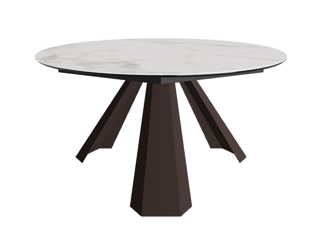 Diameter 140 x Height 73 cm_Matt Invisible_Bronze Embossed