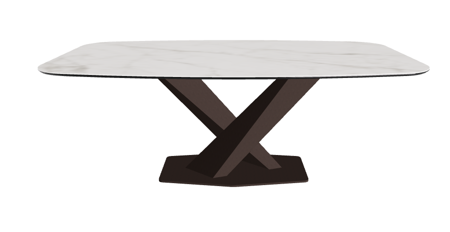 Cattelan Italia Stratos Keramik Barrel Shaped Dining Table – 200x120x75h