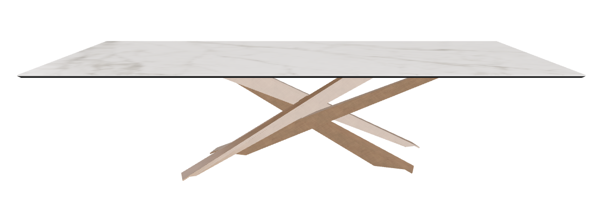 300x120x74.5h Rectangle Shaped_Matt Invisible_Brushed Bronze