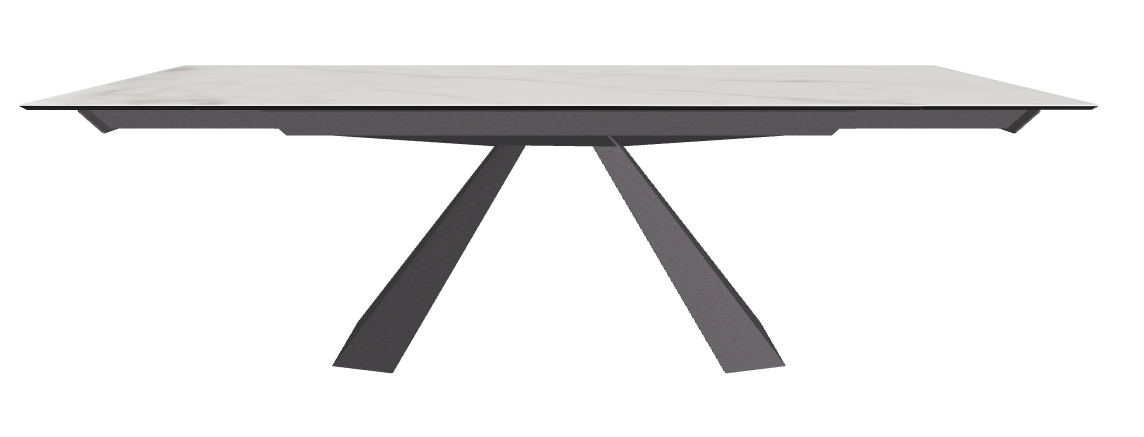 160/236x90x75h Rectangle Shaped_Matt Invisible_Graphite Embossed