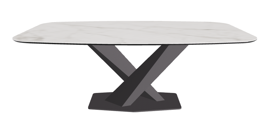 Cattelan Italia Stratos Keramik Barrel Shaped Dining Table – 200x120x75h