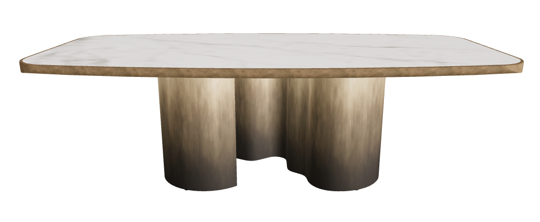 240x120x75h Barrel Shaped_Matt Invisible_Oxy Brass_Brushed Bronze