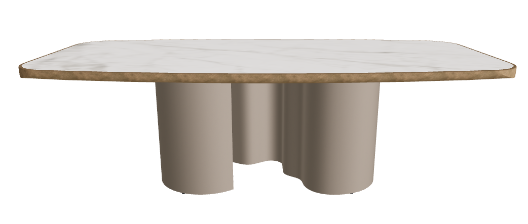 240x120x75h Barrel Shaped_Matt Invisible_Titanium Embossed_Brushed Bronze