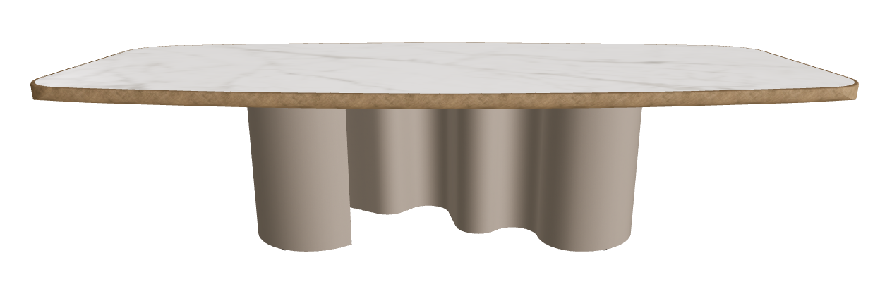 300x128x75h Barrel Shaped_Matt Invisible_Titanium Embossed_Brushed Bronze