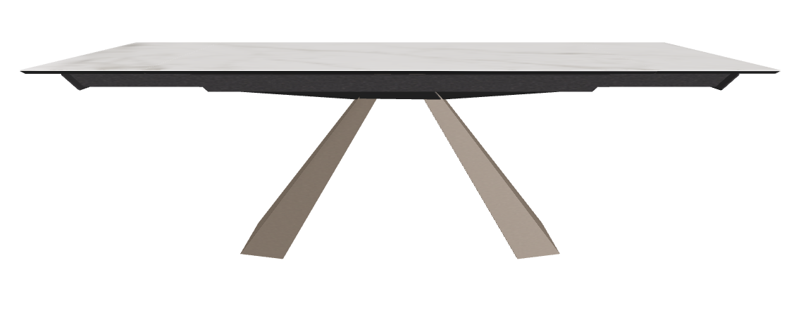 160/236x90x75h Rectangle Shaped_Matt Invisible_Titanium Embossed