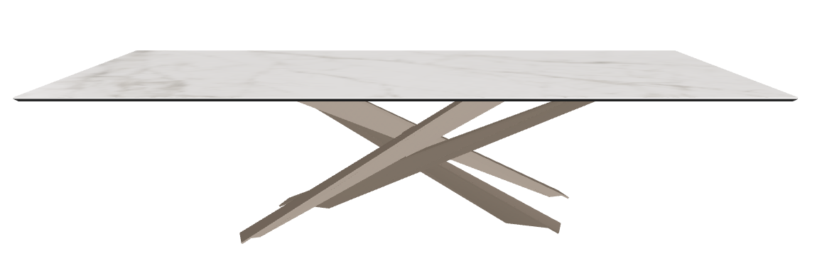 300x120x74.5h Rectangle Shaped_Matt Invisible_Titanium Embossed