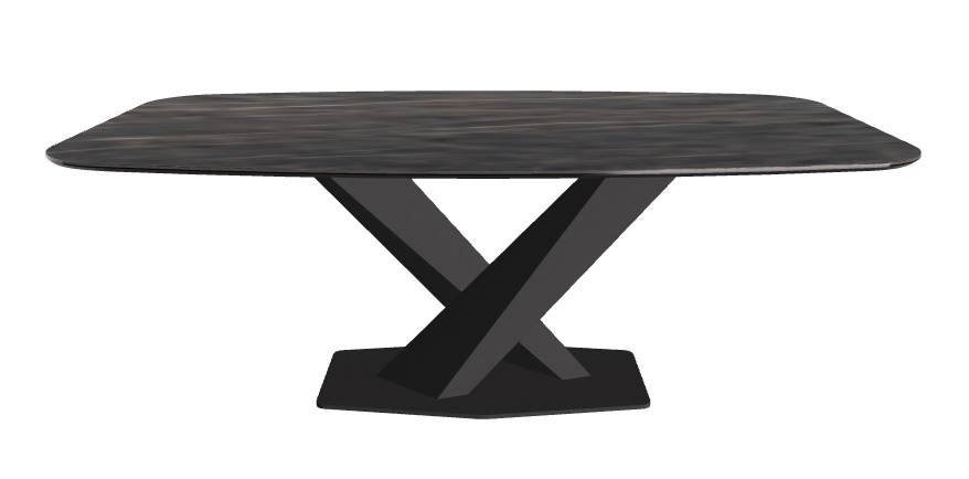 Cattelan Italia Stratos Keramik Barrel Shaped Dining Table – 200x120x75h