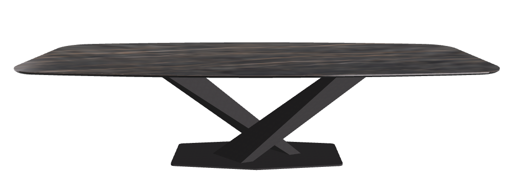 Cattelan Italia Stratos Keramik Barrel-Shaped Dining Table – 300x120x75h