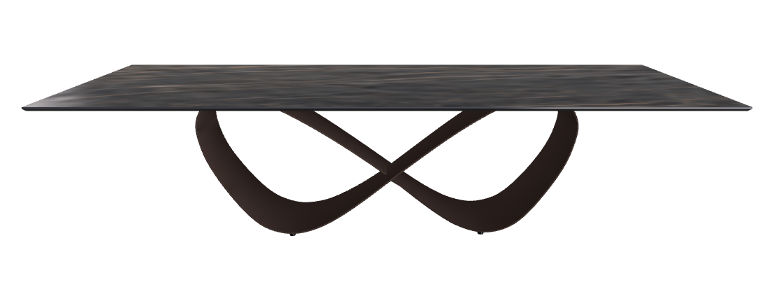 300x120x75h Rectangle Shaped_Matt Portoro_Bronze Embossed