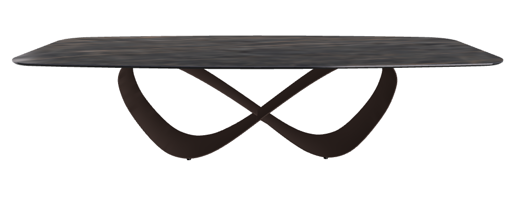 300x120x75h Barrel Shaped_Matt Portoro_Bronze Embossed