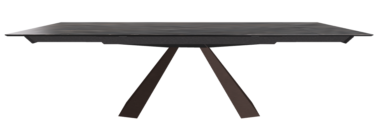 182/258x90x75h Rectangle Shaped_Matt Portoro_Bronze Embossed