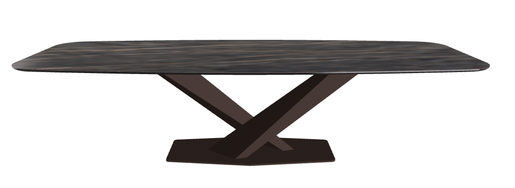 Cattelan Italia Stratos Keramik Barrel-Shaped Dining Table – 300x120x75h