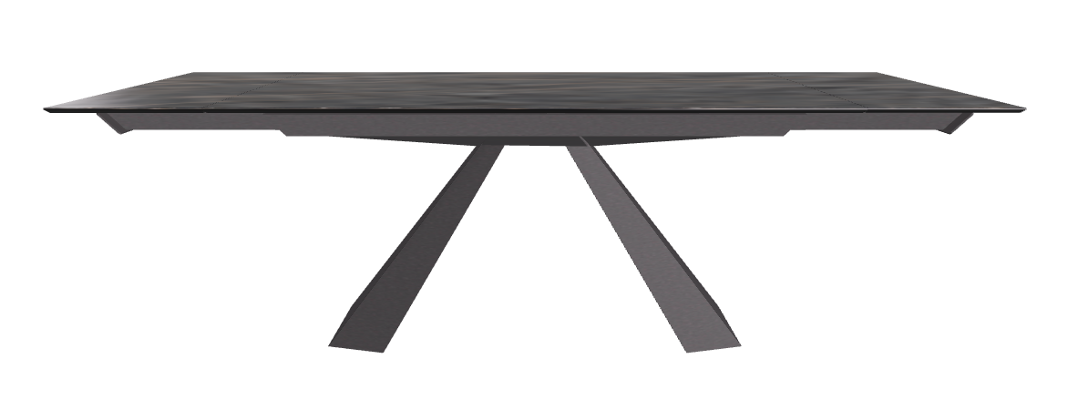 160/236x90x75h Rectangle Shaped_Matt Portoro_Graphite Embossed