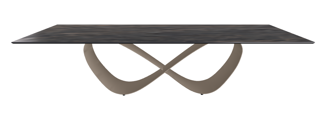 300x120x75h Rectangle Shaped_Matt Portoro_Titanium Embossed