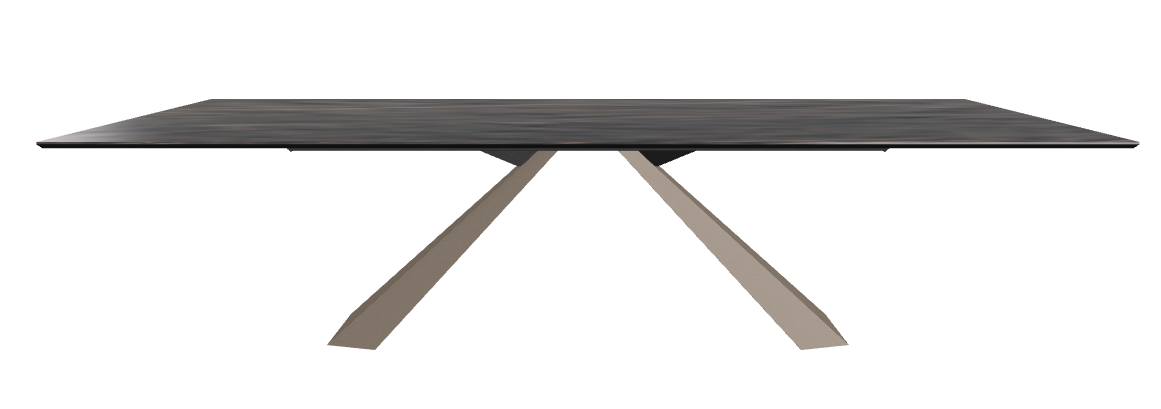 300x120x73h Rectangle Shaped_Matt Portoro_Titanium Embossed