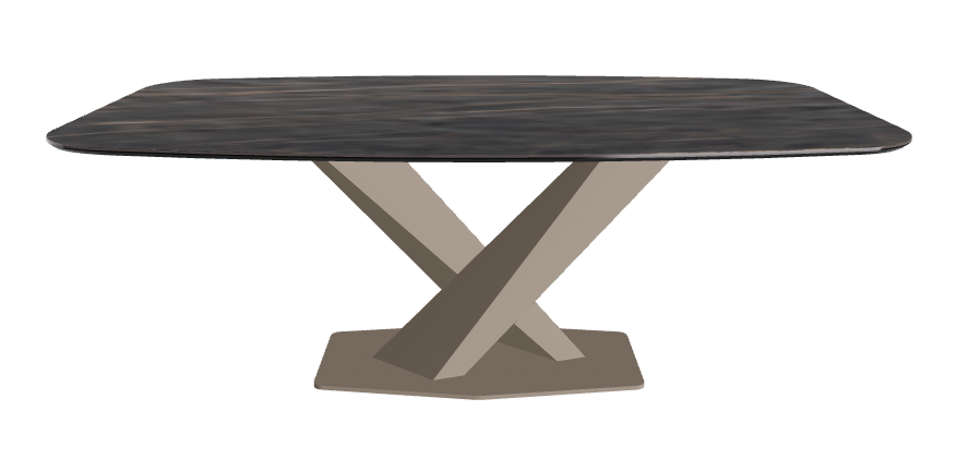 Cattelan Italia Stratos Keramik Barrel Shaped Dining Table – 200x120x75h