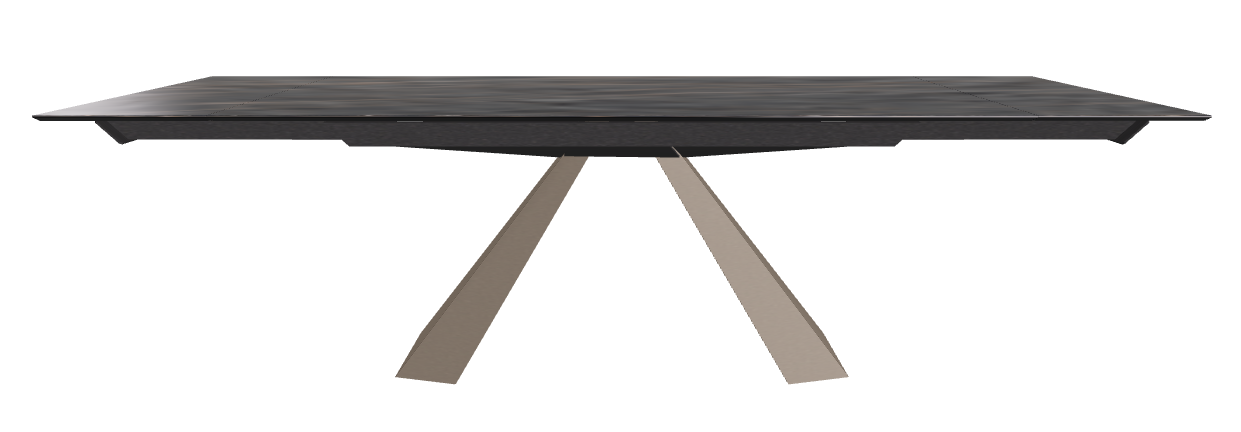 182/258x90x75h Rectangle Shaped_Matt Portoro_Titanium Embossed