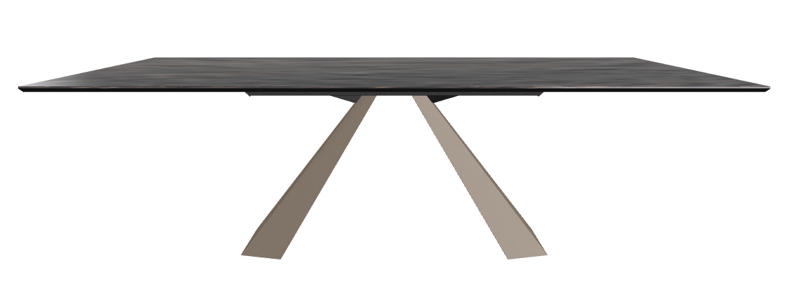 240x120x73h Rectangle Shaped_Matt Portoro_Titanium Embossed