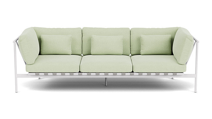 Barlow Tyrie Around Deep Seating Triple Lounge Sofa with Aluminium Arms
