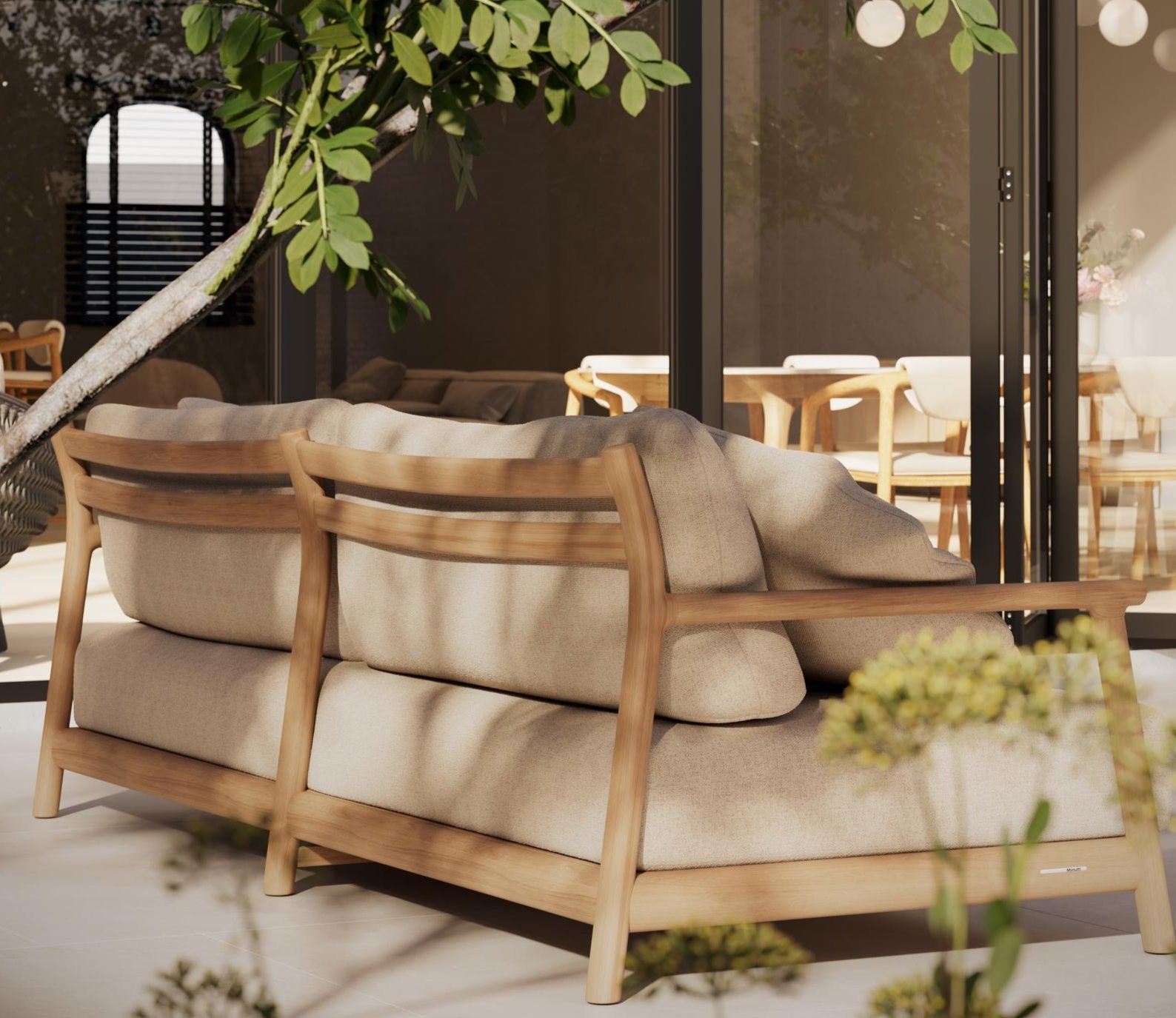 Manutti Muyu 2.5-seater sofa