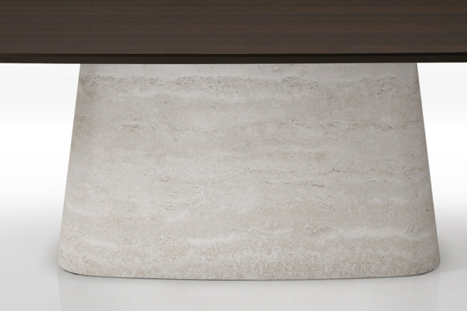 Cattelan Italia Napoleon Wood Barrel-Shaped Dining Table