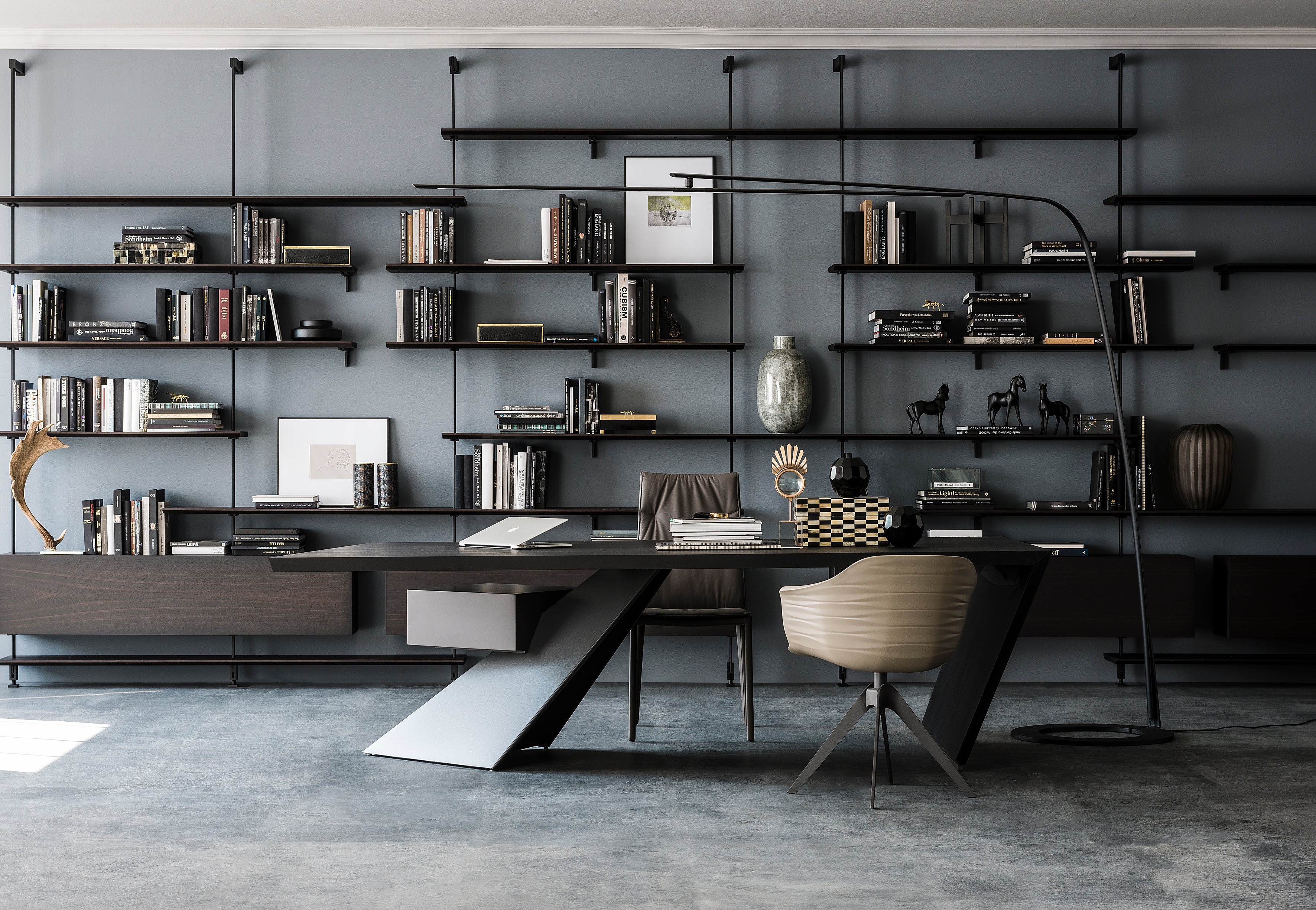 Cattelan Italia Nasdaq Desk With Top And Drawers