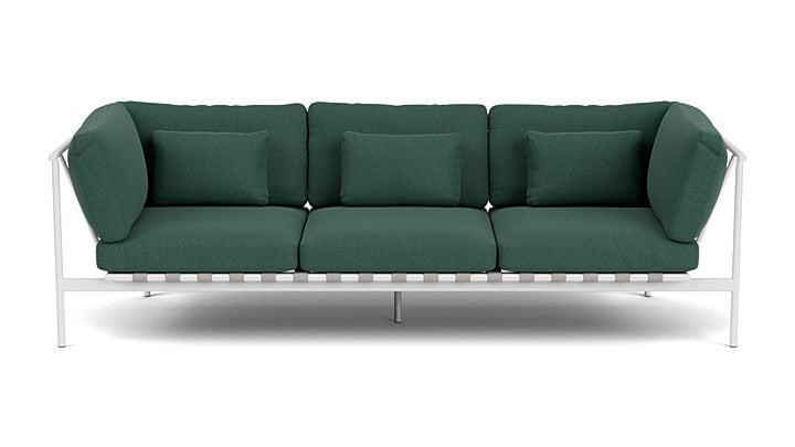 Barlow Tyrie Around Deep Seating Triple Lounge Sofa with Aluminium Arms