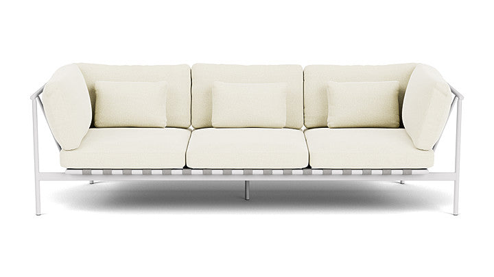 Barlow Tyrie Around Deep Seating Triple Lounge Sofa with Aluminium Arms