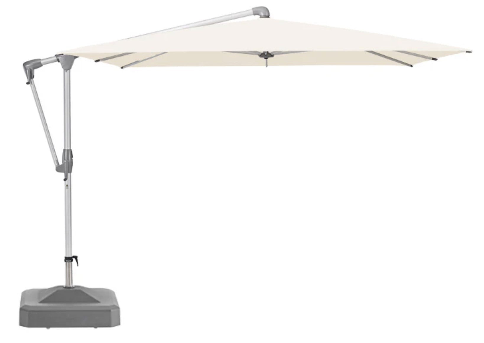 Sunwing 2.7x2.7m Square Natural Canopy With Liro Moveable Base