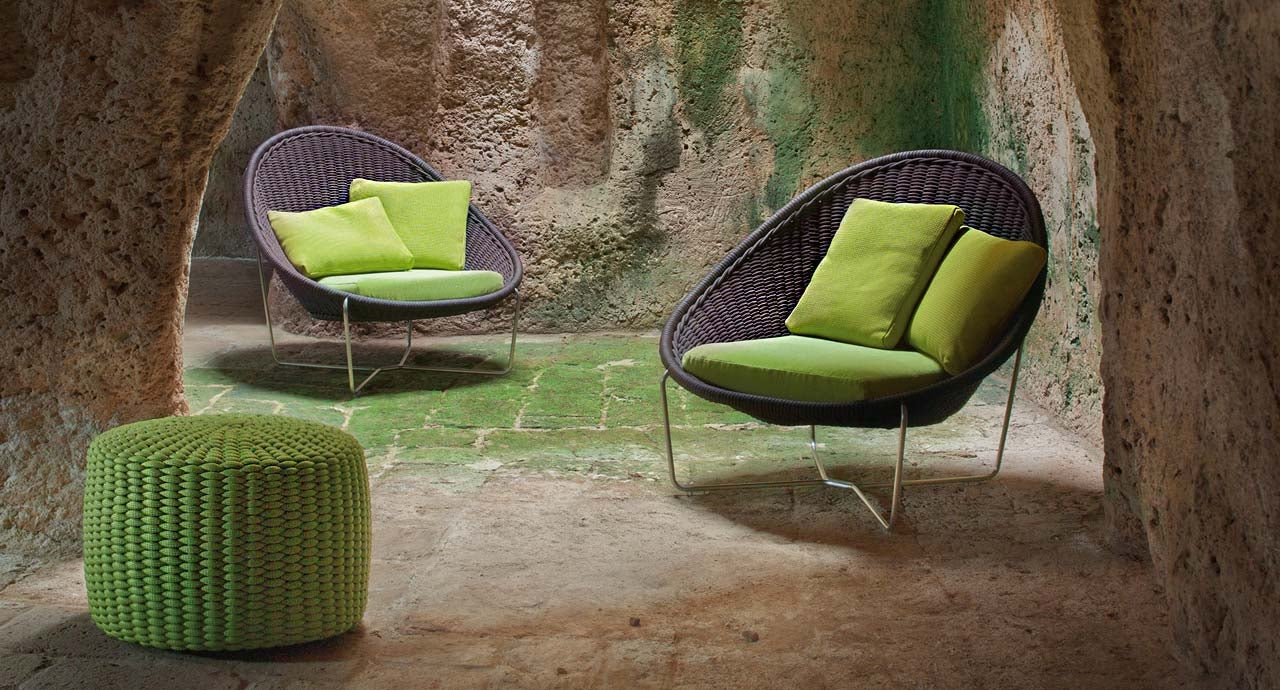 Paola Lenti Nido Poufs