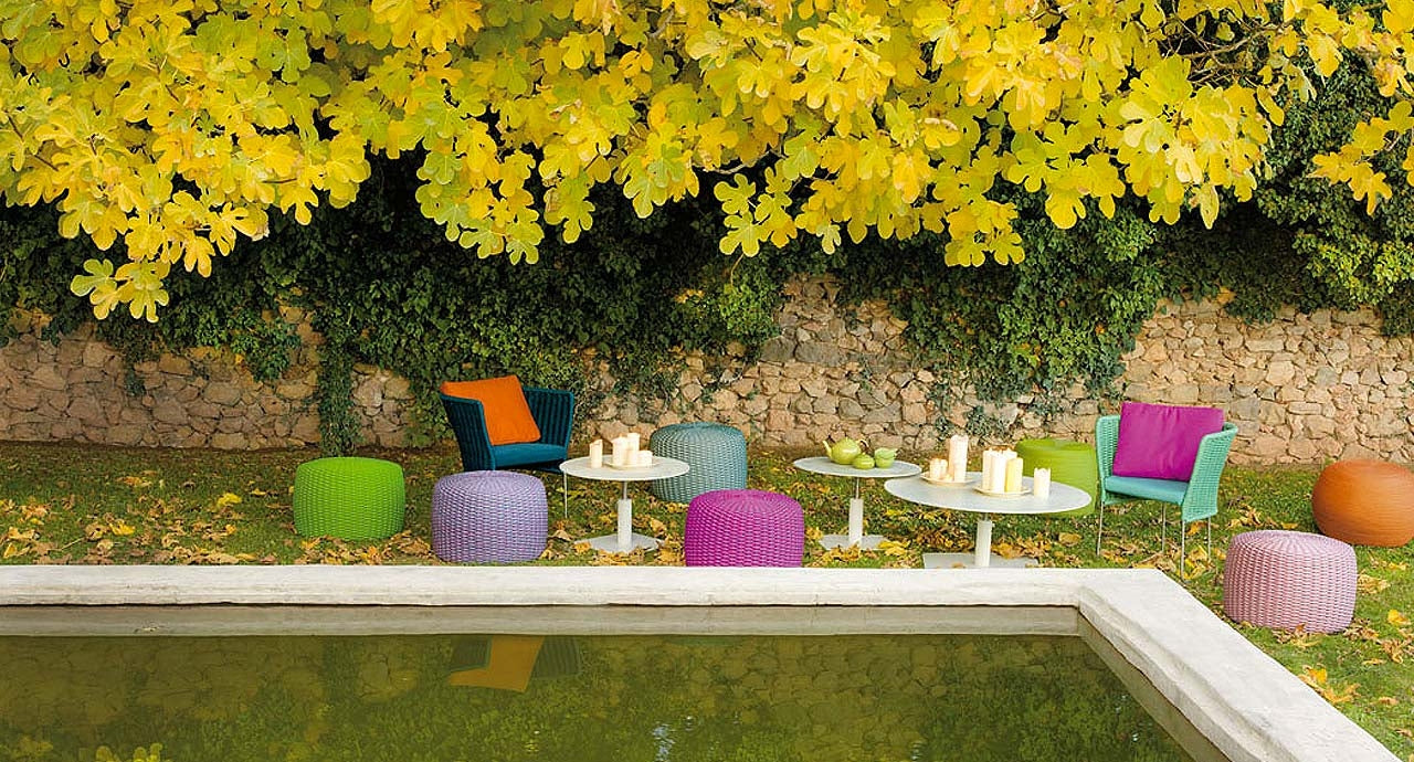 Paola Lenti Nido Poufs