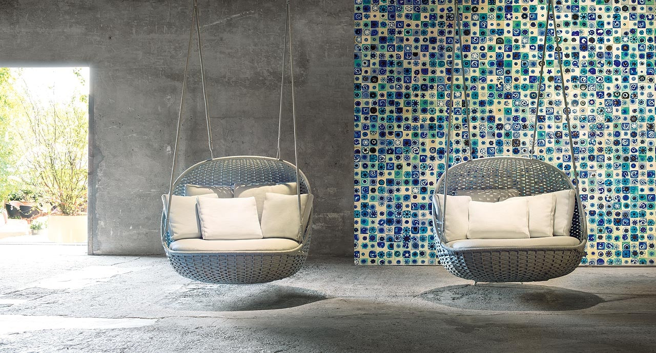 Paola Lenti Orbitry Suspended Lawn Swings