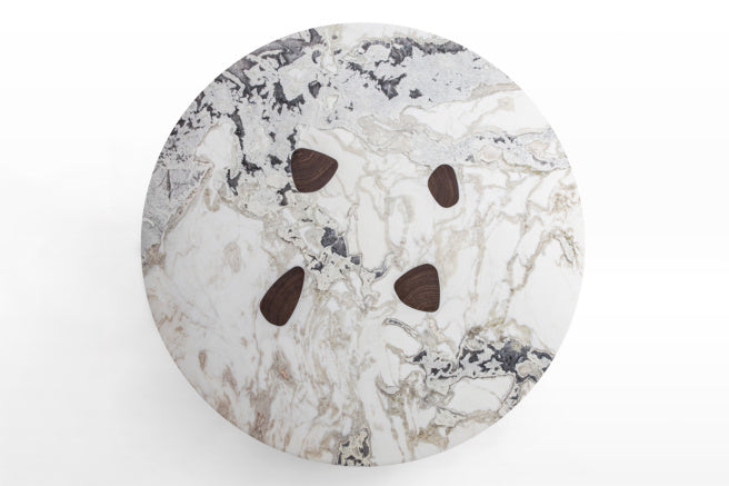 Porada Oswood Round & Rectangular Shaped Marble Dining Table
