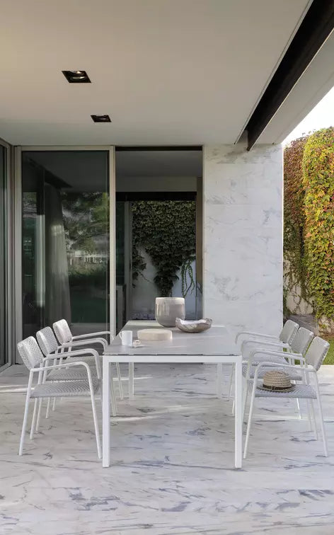 Manutti Trento Dining Table with 215 cm Width, 105 cm Depth & 75 cm Height