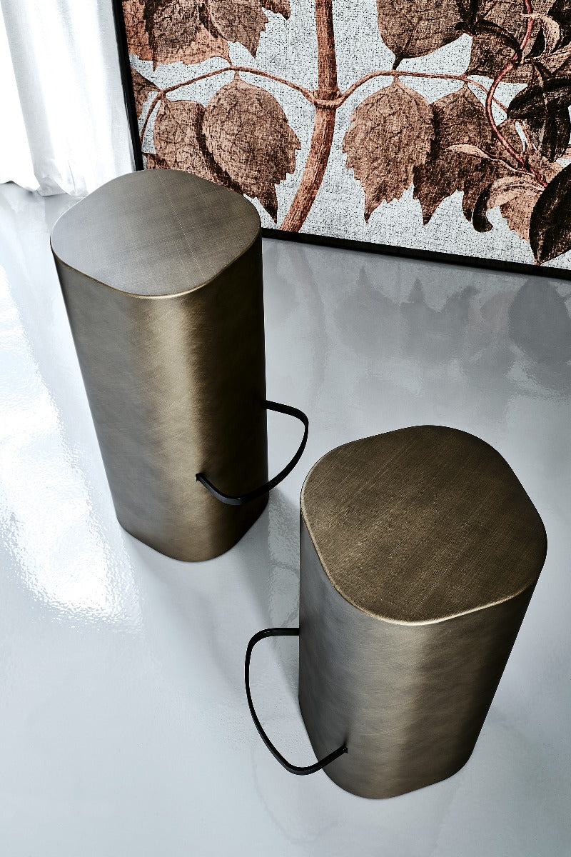 Cattelan Italia Pancho Steel Stool And Footrests