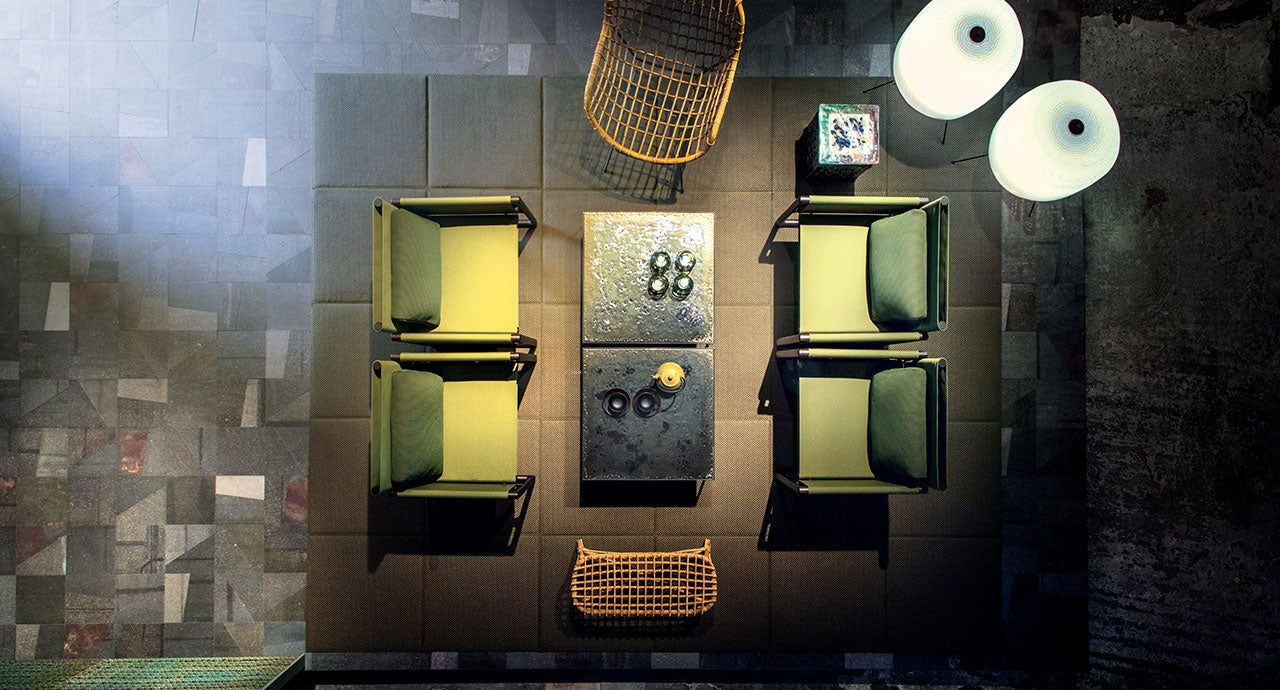 Paola Lenti Lio Series Of Side Tables