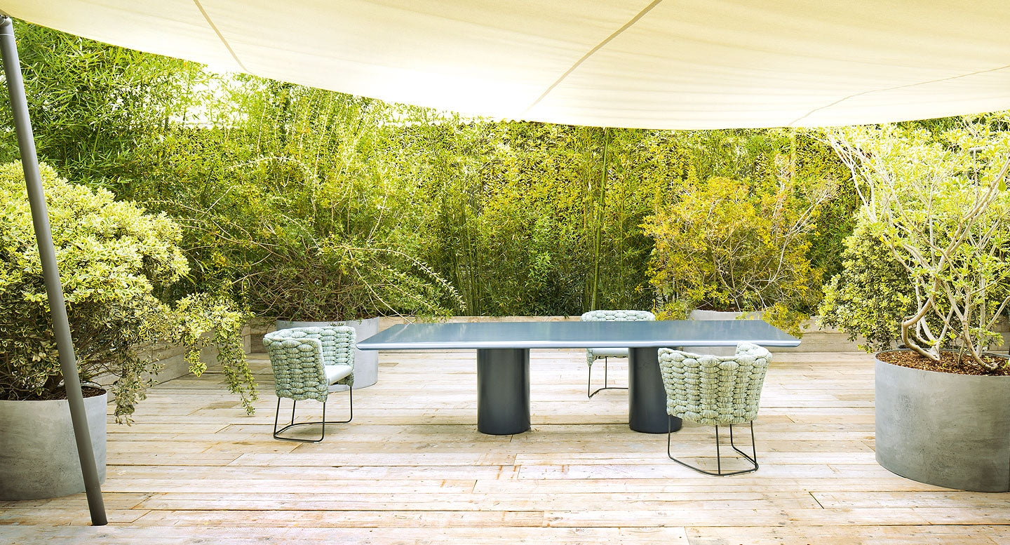 Paola Lenti Gon Rectangular Dining Tables