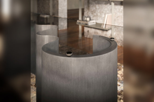 Cattelan Italia Papel Glass Dining Table