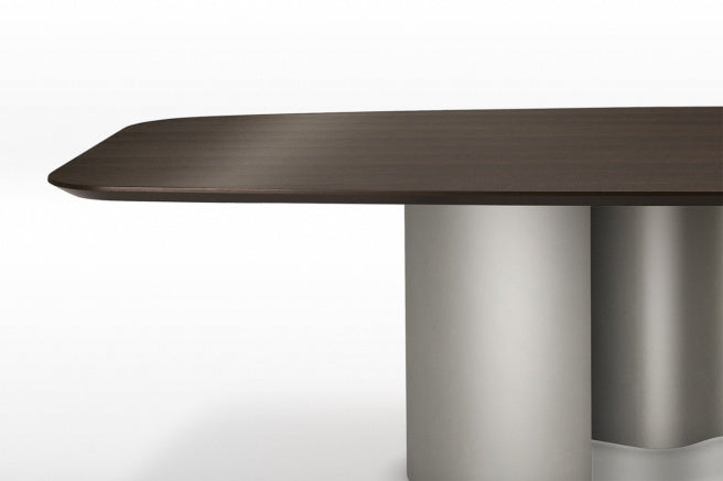 Cattelan Italia Papel Wood Live Edged Dining Table