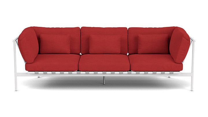 Barlow Tyrie Around Deep Seating Triple Lounge Sofa with Aluminium Arms