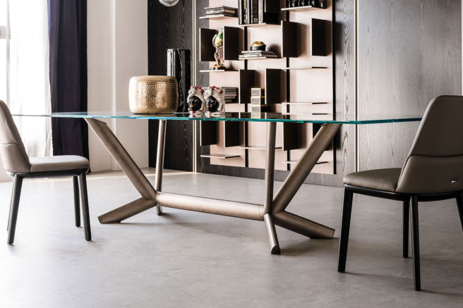 Cattelan Italia Planer Glass Dining Table