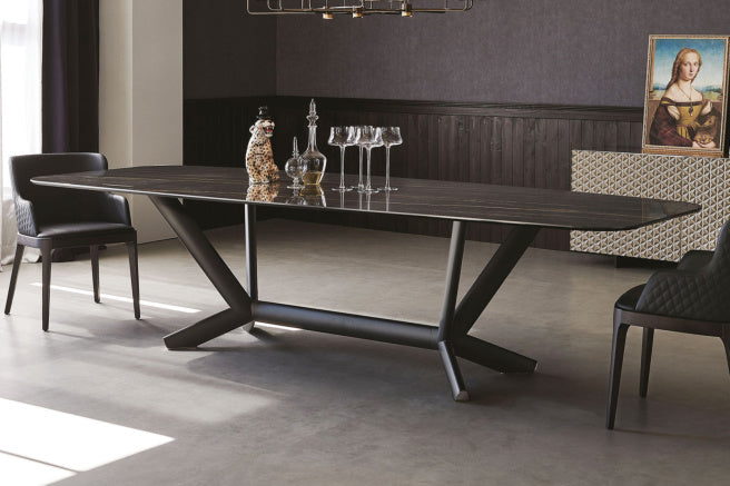 Cattelan Italia Planer Keramik Rectangular & Biscuit Shaped Dining Table 220 & 300